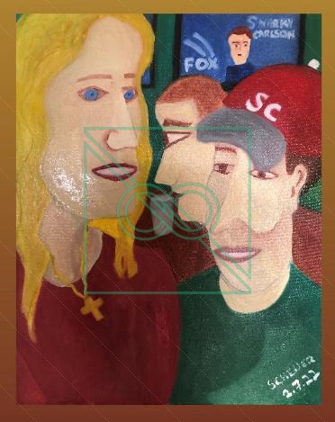 Snarky Carlson by Chris Scheuer — Oil
