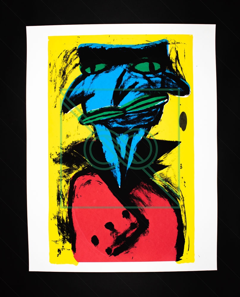 PHARMAKON 503 by PRESTON BLAIR — silkscreen on French Paper, 100 lb pure white cardstock