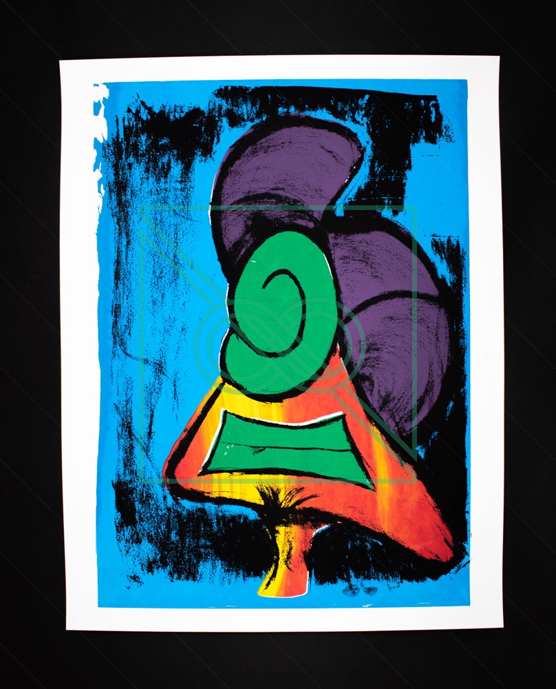 PHARMAKON 206 by PRESTON BLAIR — silkscreen on French Paper, 100 lb pure white cardstock