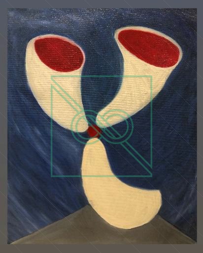 Rhino Horns #1 by Chris Scheuer — Oil