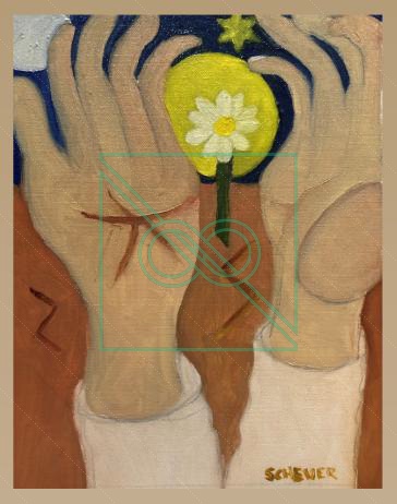 Holy Hands by Chris Scheuer — Oil
