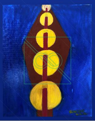 Recurring Odd Ray by Chris Scheuer — Oil