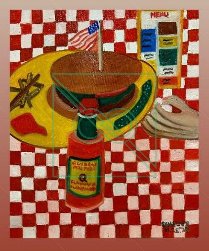 Quinta's Menu by Chris Scheuer — Oil