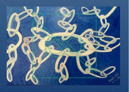 Chained Networks by Chris Scheuer — Oil