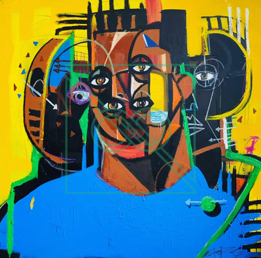 Complete Joy by Naderson Saint Pierre — oil on canvas