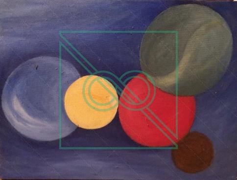 Awol Orbiter by Chris Scheuer — Acrylic on Canvas