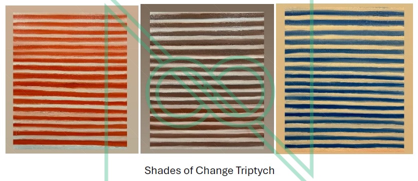 Shades of Change Quadriptych by Chris Scheuer — Oil