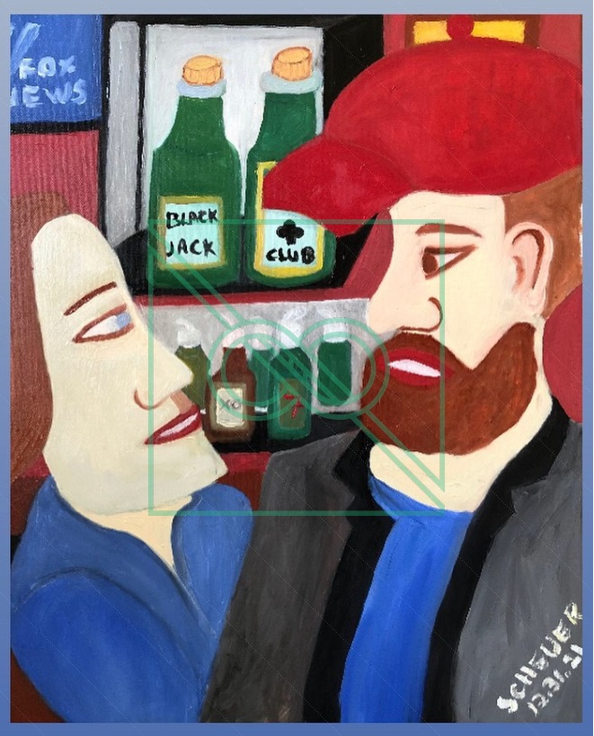 Fox News by Chris Scheuer — Oil Paint