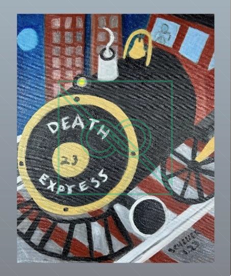 Death Express by Chris Scheuer — Oil