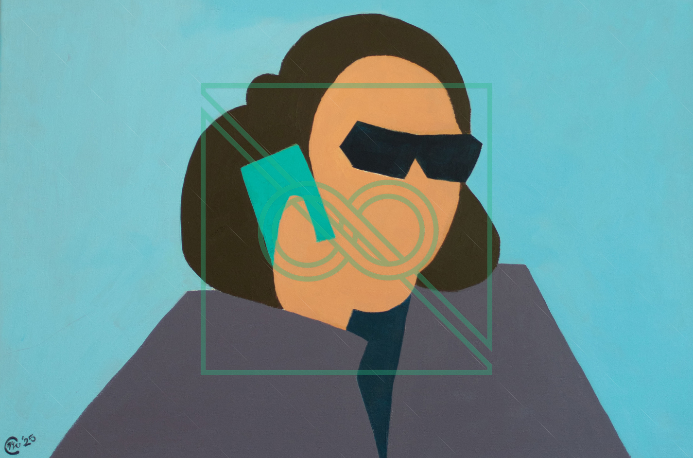 BBQ Becky by NickyChulo — Acrylic on Canvas