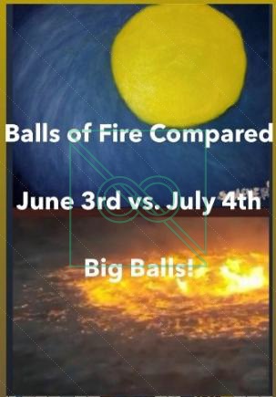 The Premonition of the Fireball Realized 7/4/21 by Chris Scheuer — Oil