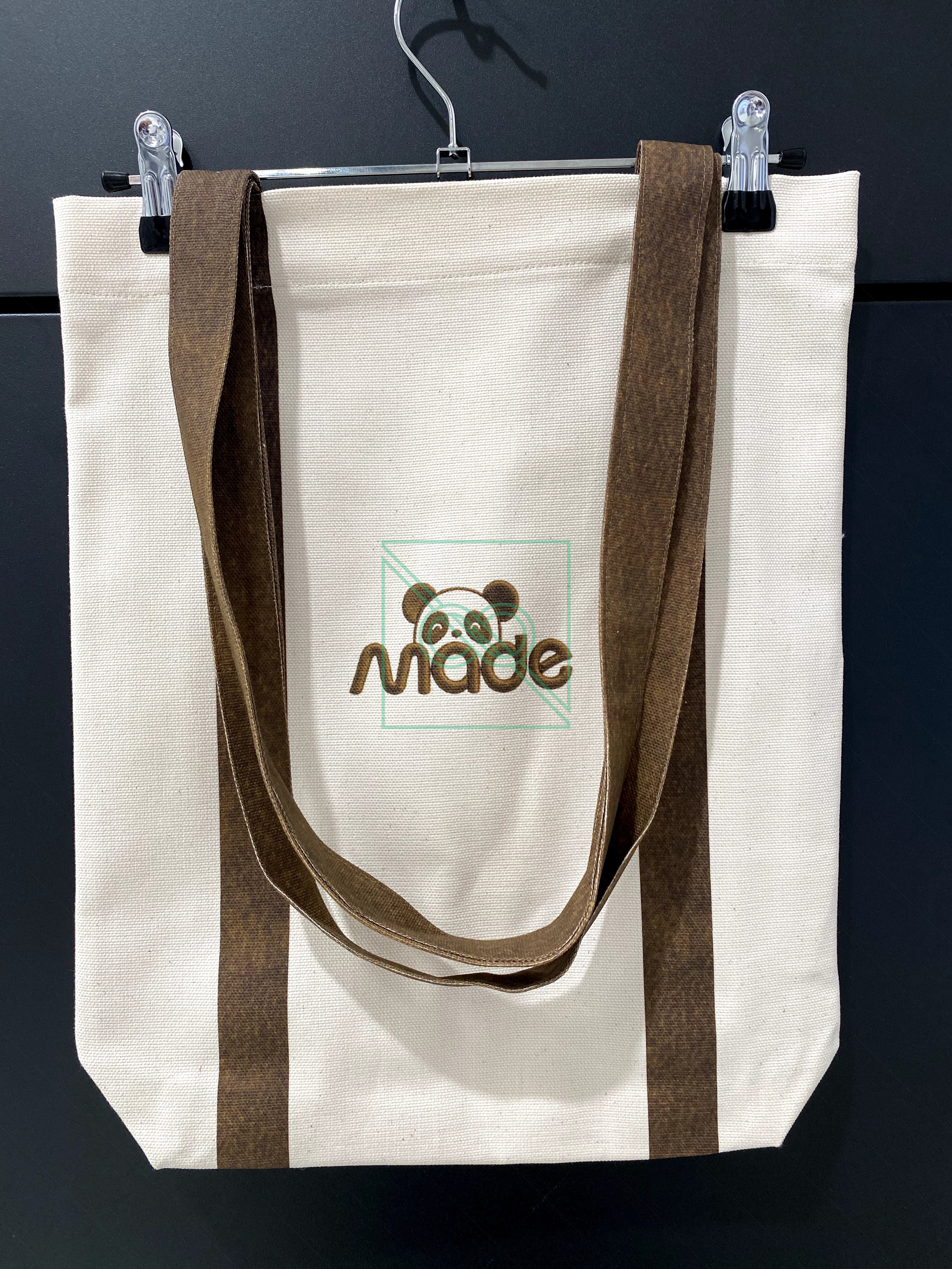 Tote_Brown #1 by Anna-Sophia — Digital Print on 100% Cotton Canvas