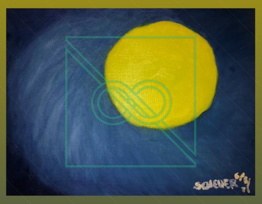 Fire Ball in the Gulf Premonition by Chris Scheuer — Oil Pastel