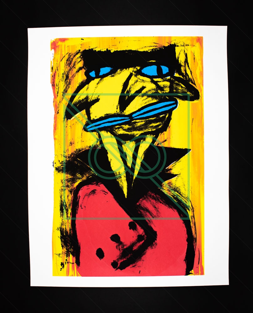 PHARMAKON 501 by PRESTON BLAIR — silkscreen on French Paper, 100 lb pure white cardstock