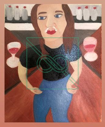 Gen X Bar Tender by Chris Scheuer — Oil