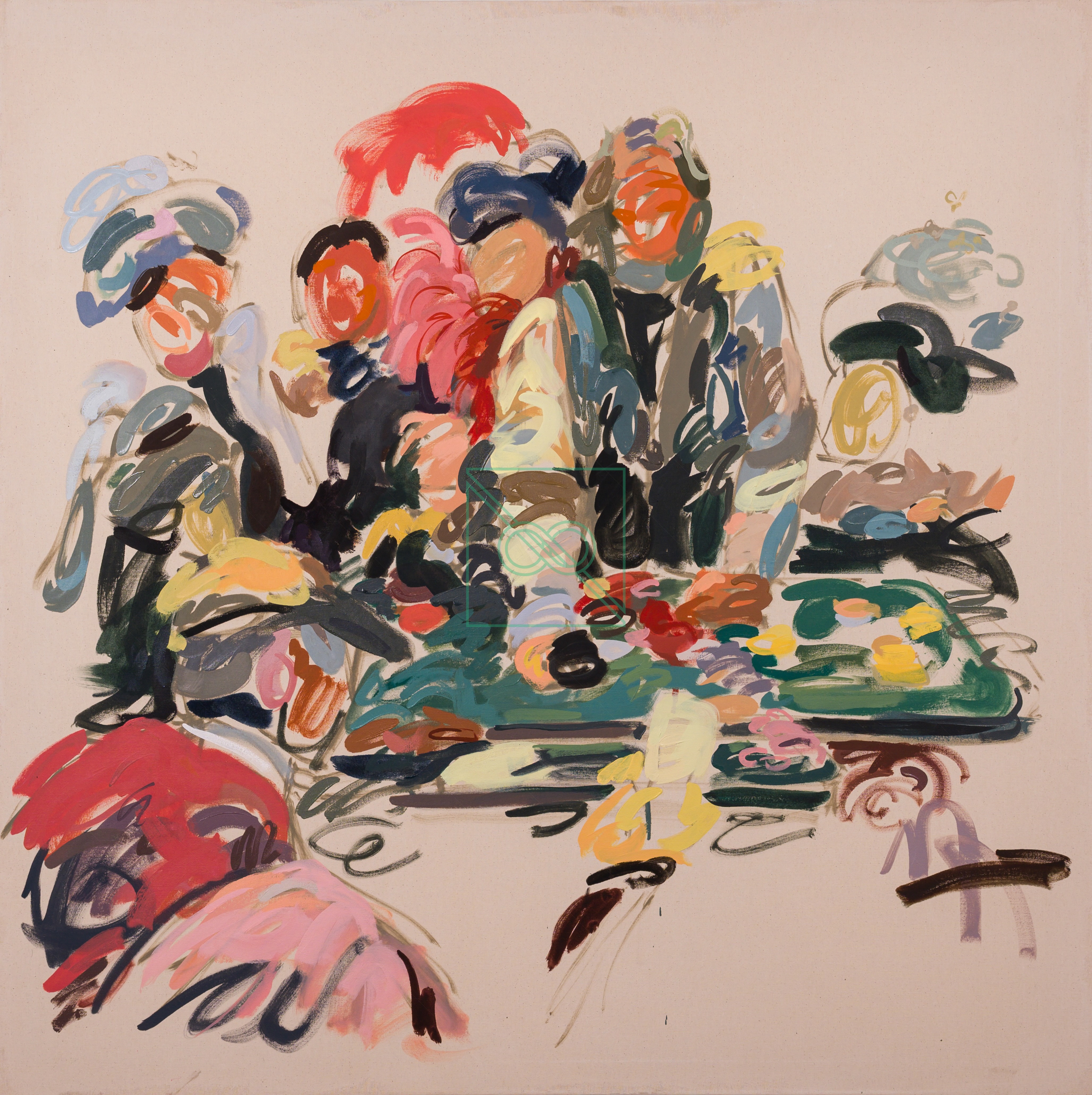 Every Hands a Winner by Caroline O'Grady — Oil on canvas