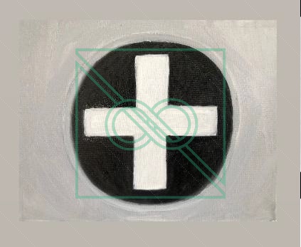 Black Cross by Chris Scheuer — Oil
