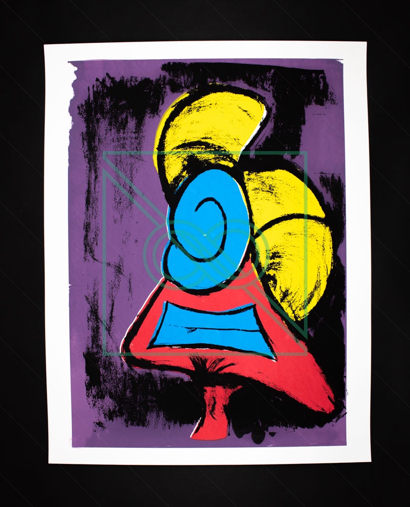 PHARMAKON 209 by PRESTON BLAIR — silkscreen on French Paper, 100 lb pure white cardstock