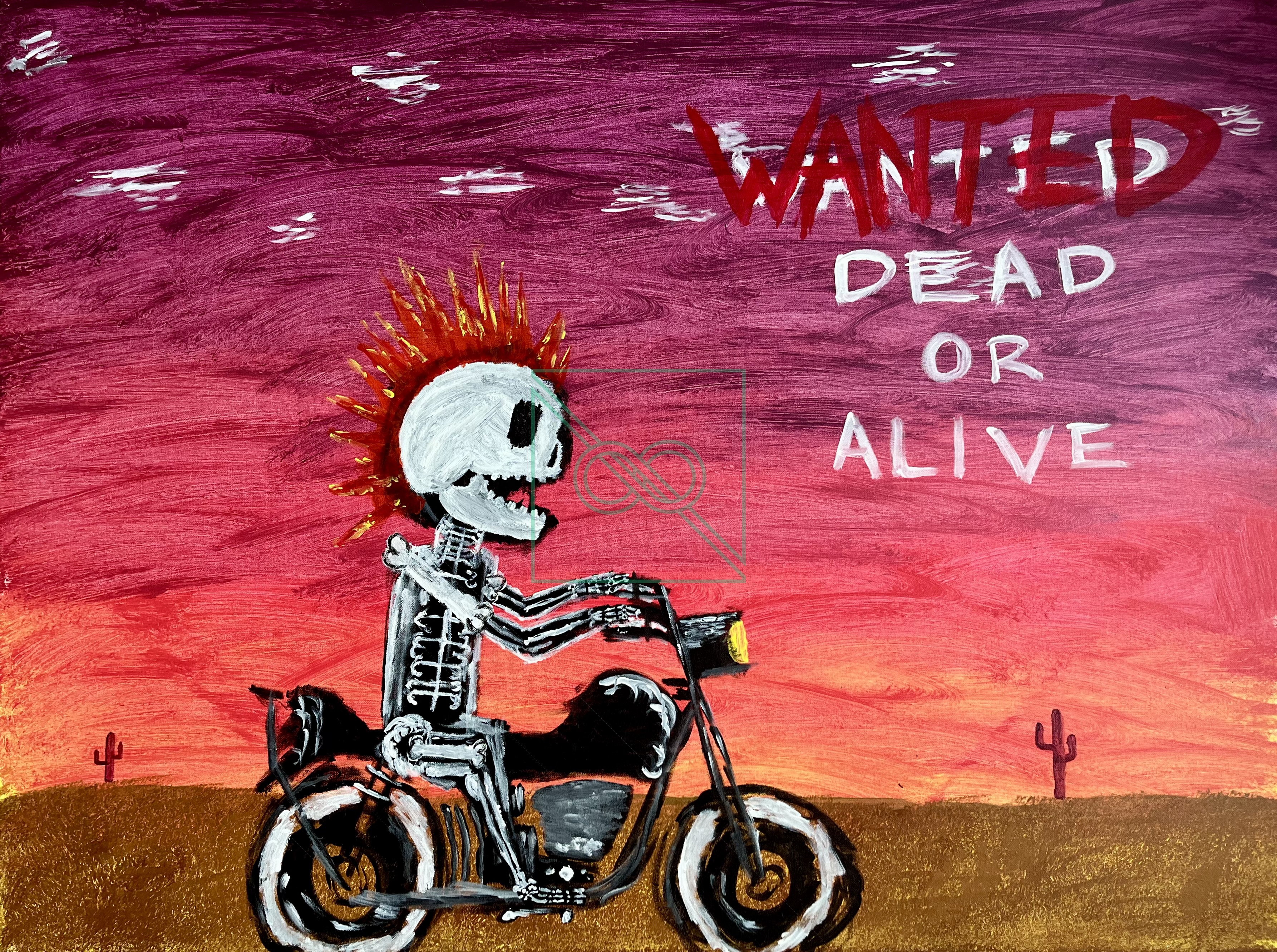 Wild West by SACHSY — Acyrlic on Canvas