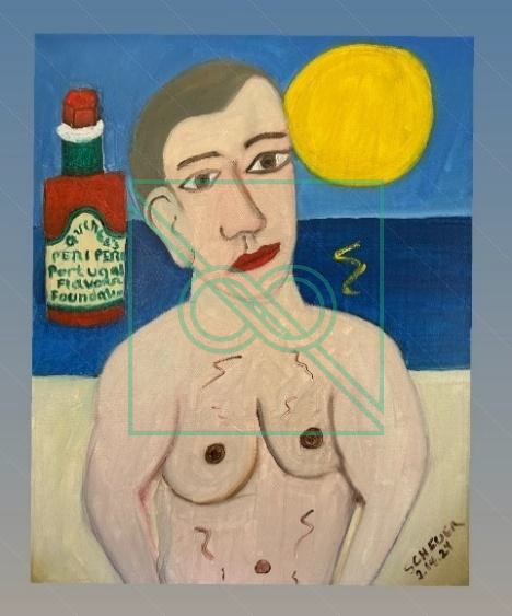 Quinta's Foundations Man by Chris Scheuer — Oil
