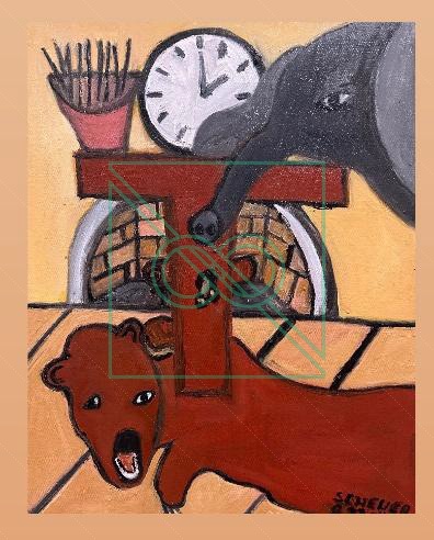End State Remake, from 1.21.19 by Chris Scheuer — Oil