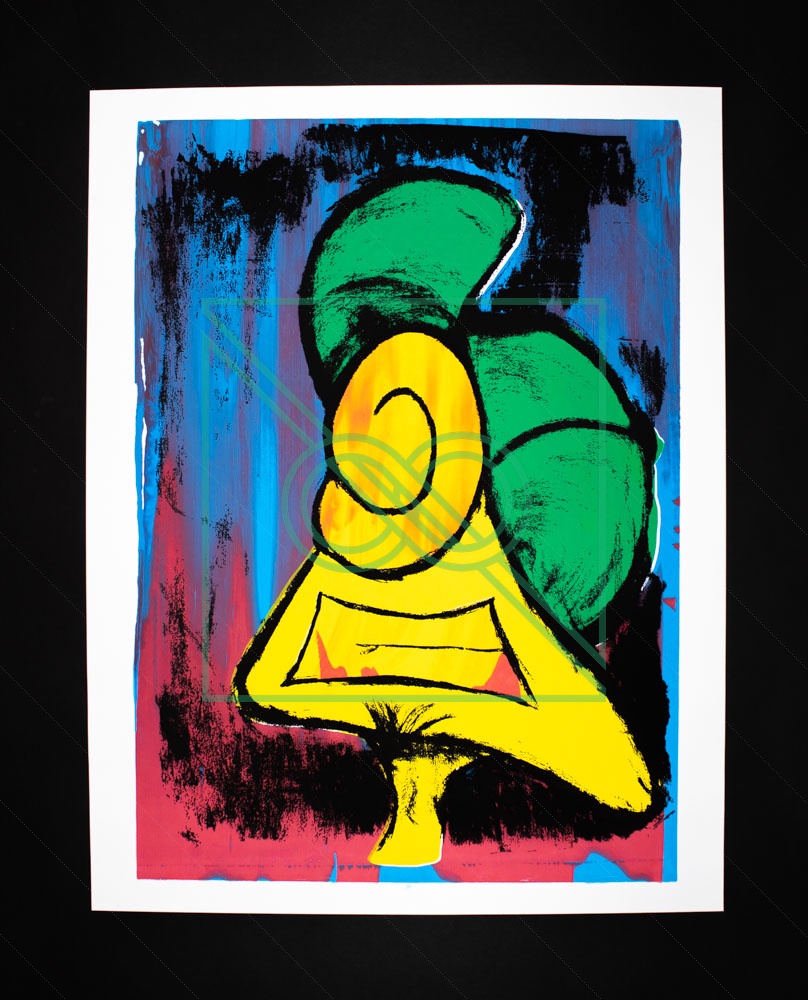 PHARMAKON 212 by PRESTON BLAIR — silkscreen on French Paper, 100 lb pure white cardstock