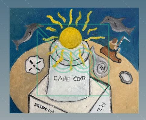 Cape Cod Light by Chris Scheuer — Oil