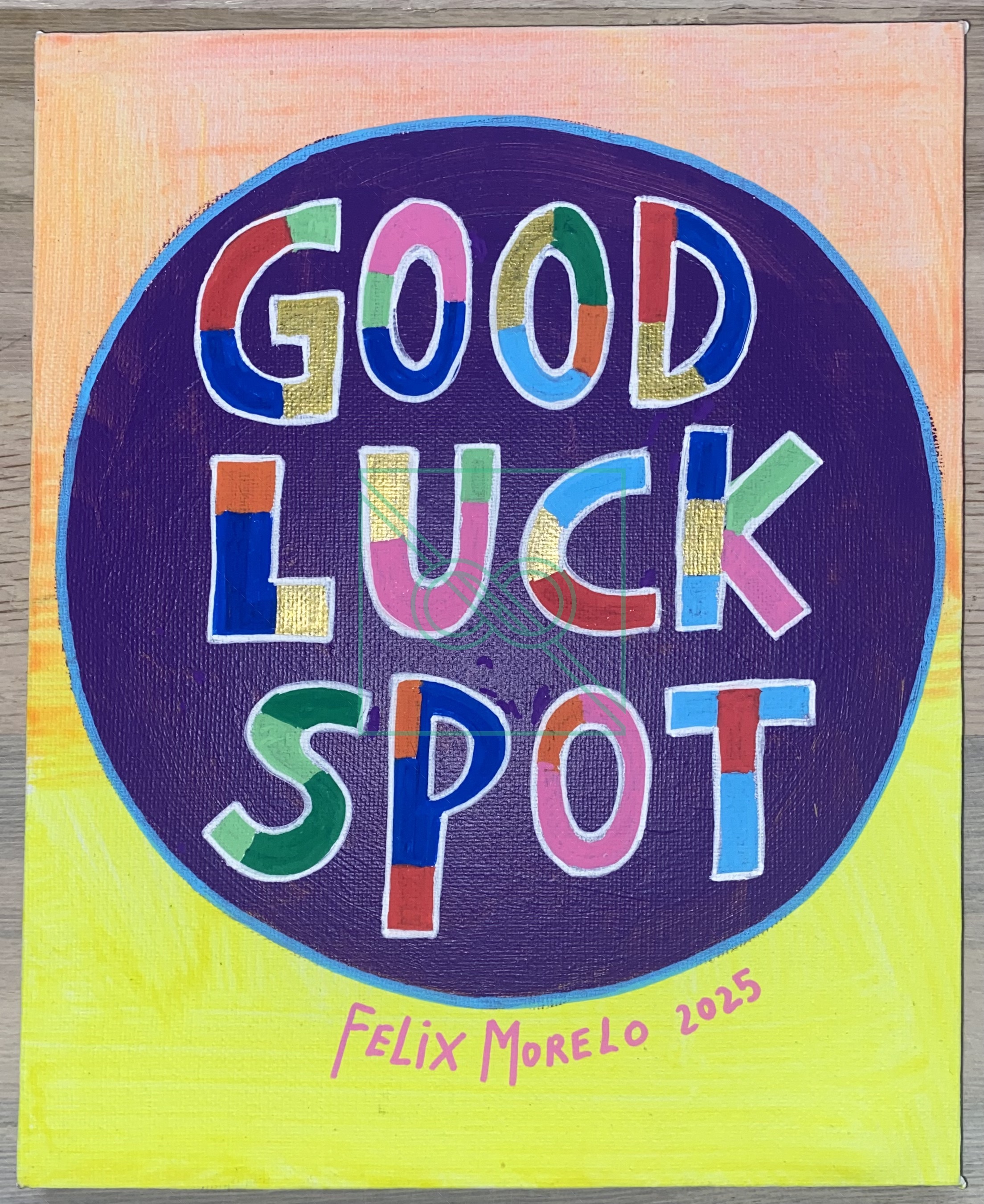 Good Luck Spot 3.0 by Felix Morelo — Acrylic on Canvas