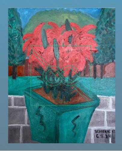 Fairytale Land - Flame Lily by Chris Scheuer — Oil