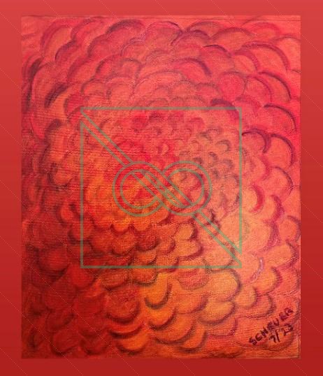 Orange Flower by Chris Scheuer — Oil