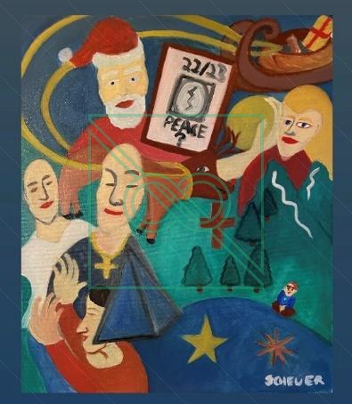 New Year Turmoil by Chris Scheuer — Oil