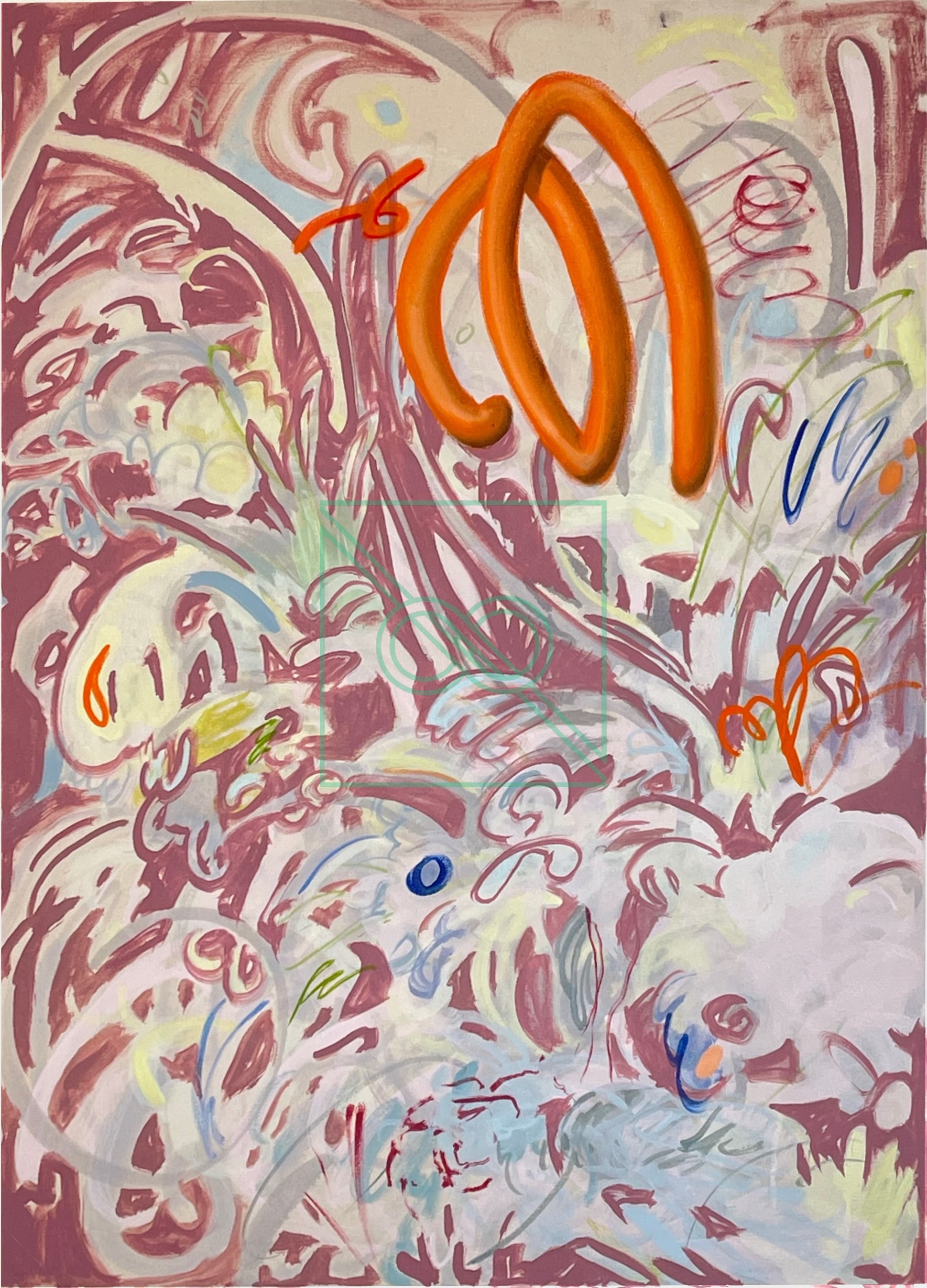 Funny Bone by Caroline O'Grady — Oil on canvas