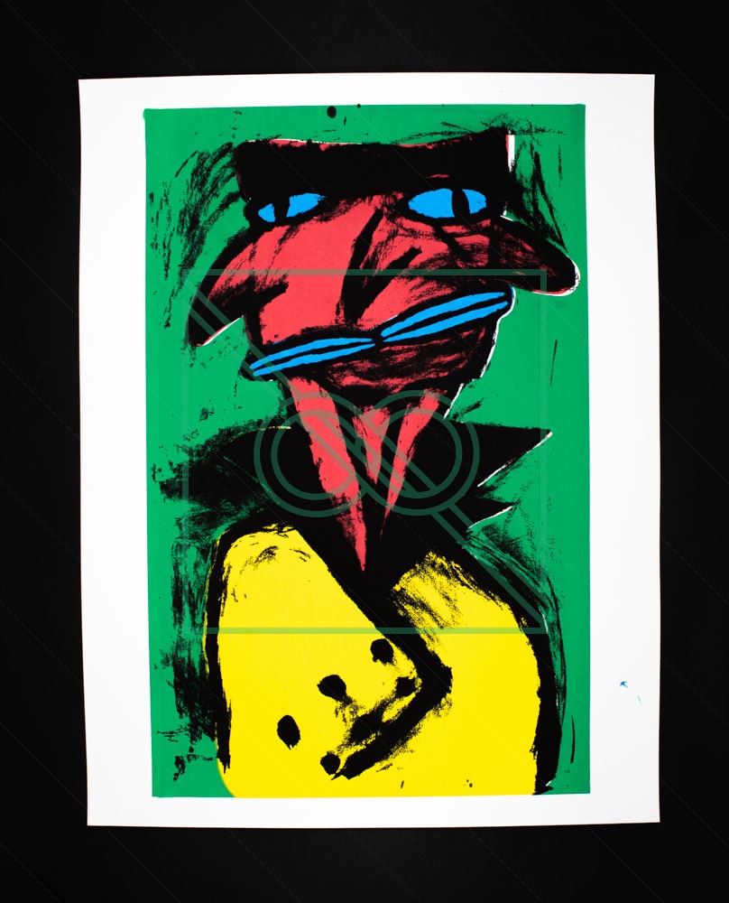 PHARMAKON 504 by PRESTON BLAIR — silkscreen on French Paper, 100 lb pure white cardstock
