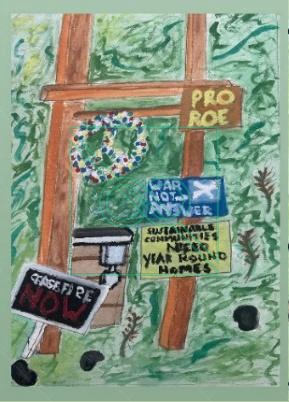 Pro Liberty & Peace by Chris Scheuer — Watercolor