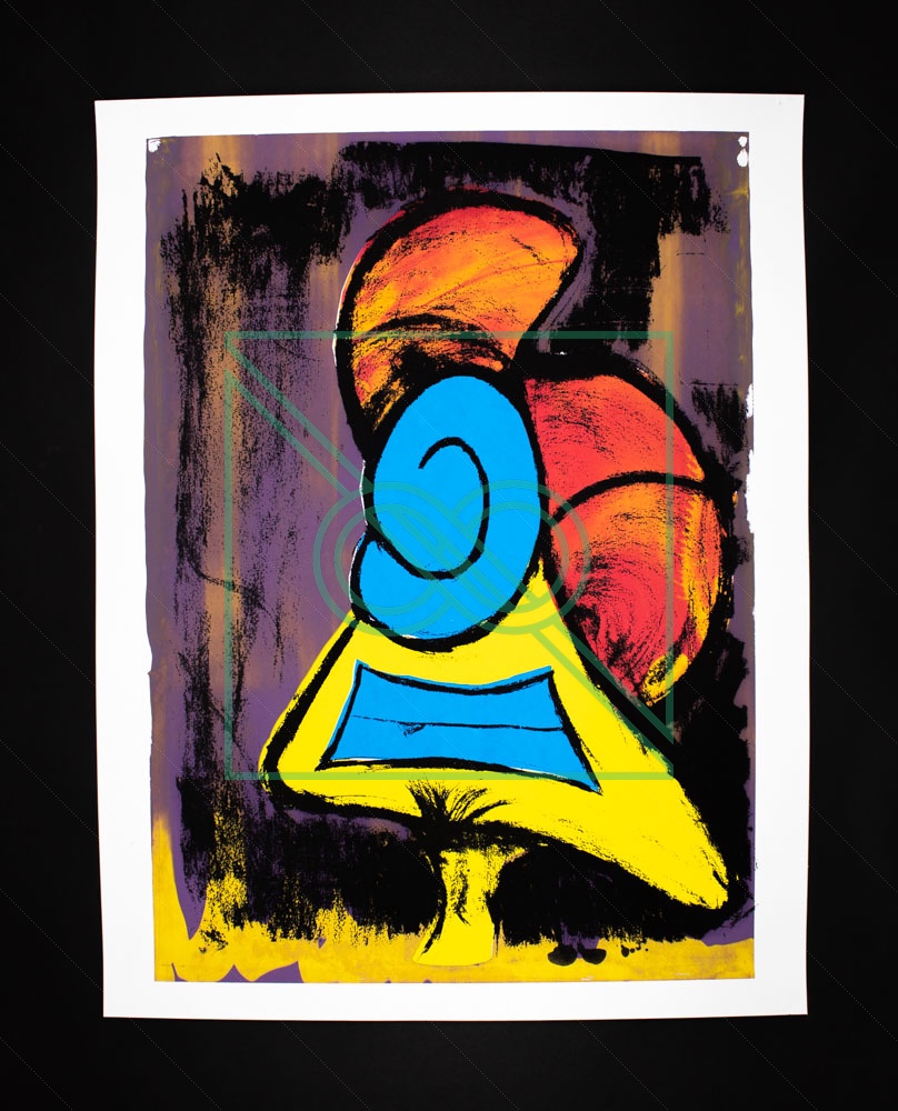PHARMAKON 202 by PRESTON BLAIR — silkscreen on French Paper, 100 lb pure white cardstock