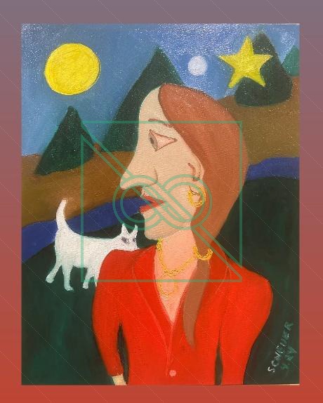 Skye Bird w. Orion by Chris Scheuer — Oil
