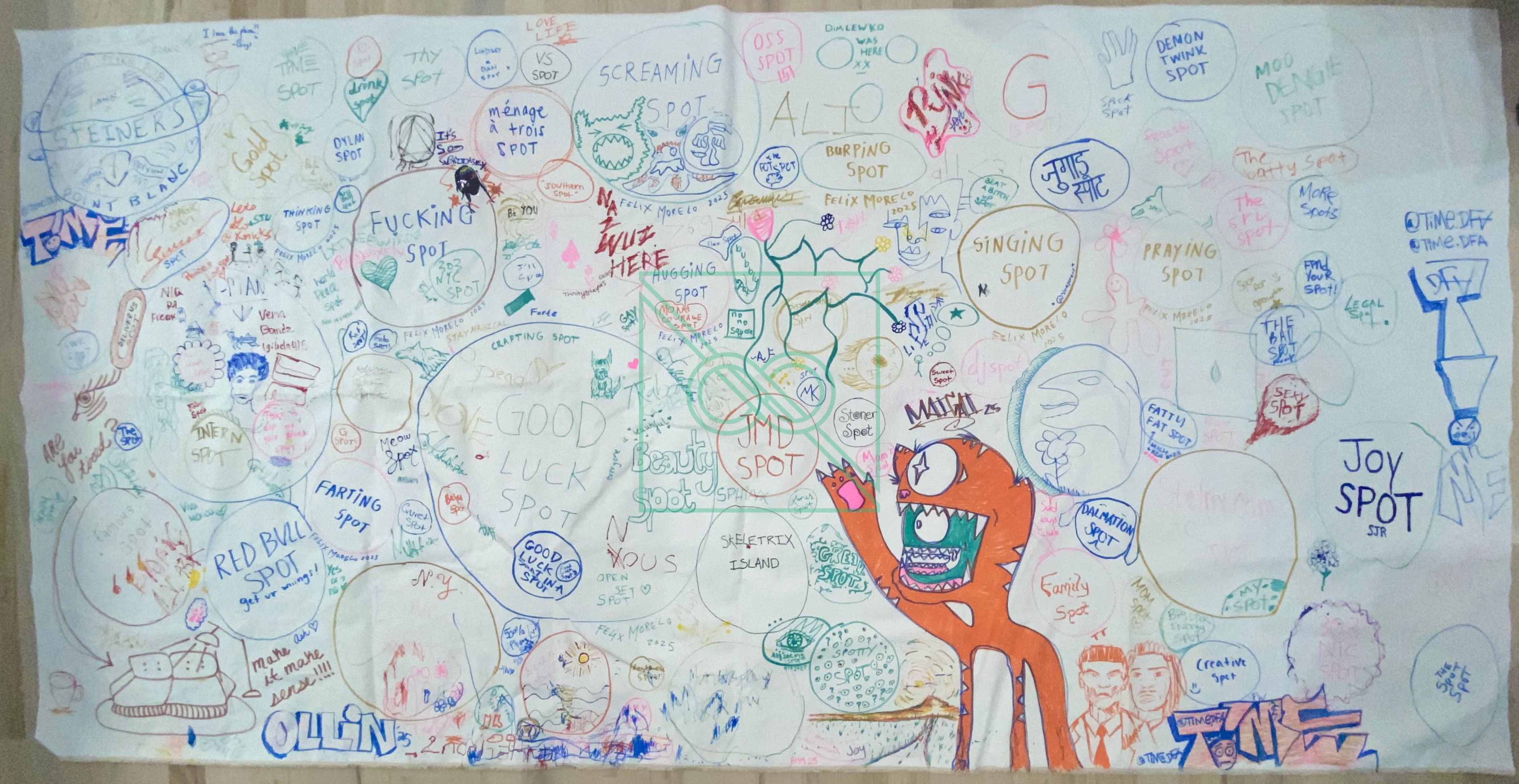 POiNT BLANC 1.0 Group Spot by Felix Morelo — Markers on Canvas