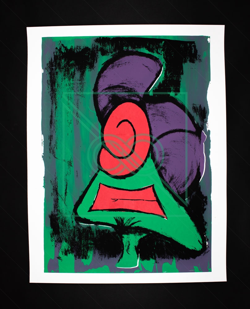 PHARMAKON 210 by PRESTON BLAIR — silkscreen on French Paper, 100 lb pure white cardstock