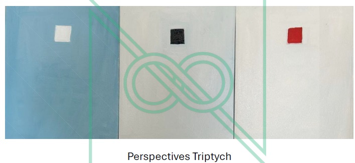 Perspectives Tritych by Chris Scheuer — Oil