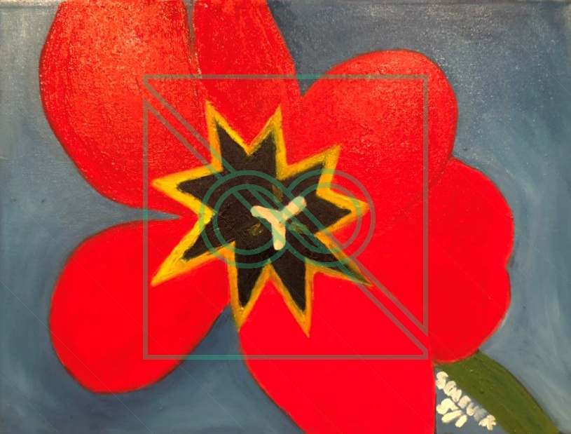Explosive Tulip May 2021 by Chris Scheuer — Oil