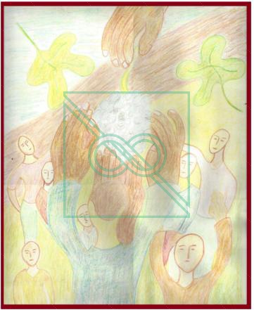 Grape Grab-1998 by Chris Scheuer — Pencil on Paper