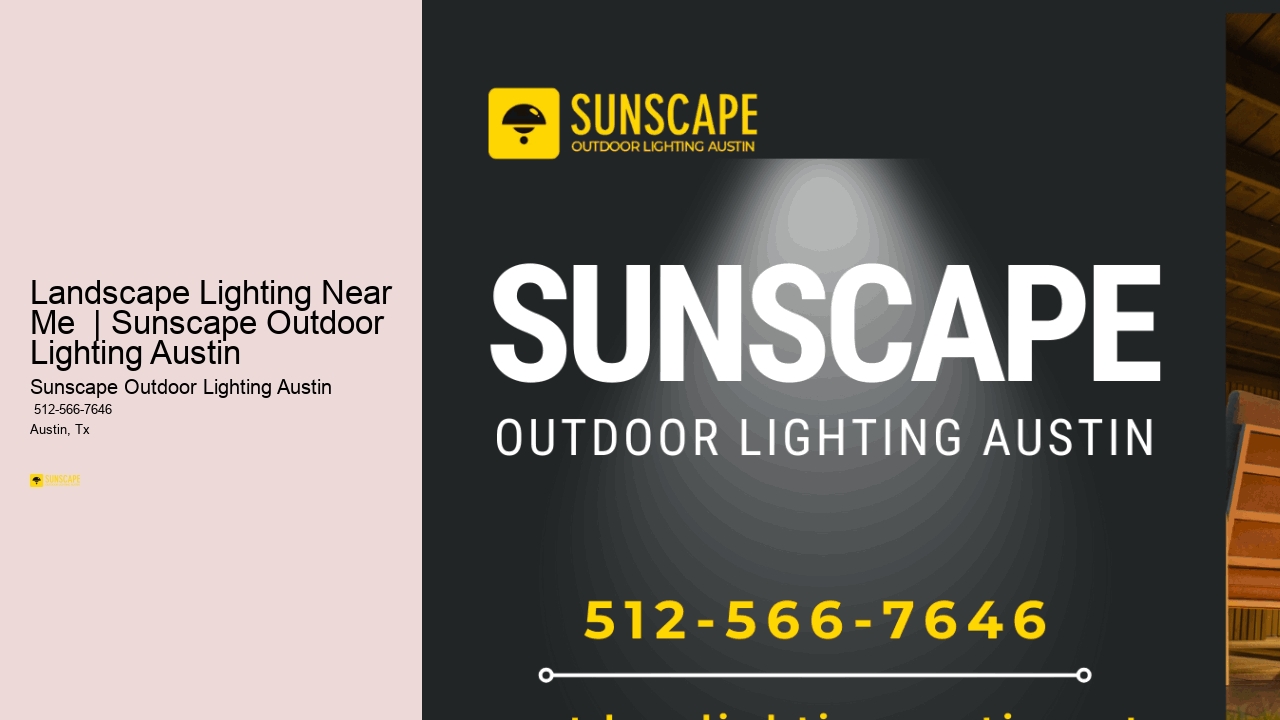 Landscape Lighting Near Me  | Sunscape Outdoor Lighting Austin