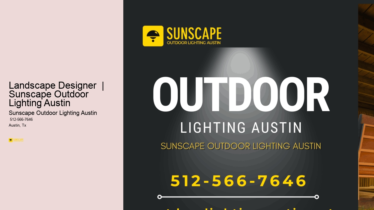 Landscape Designer  | Sunscape Outdoor Lighting Austin