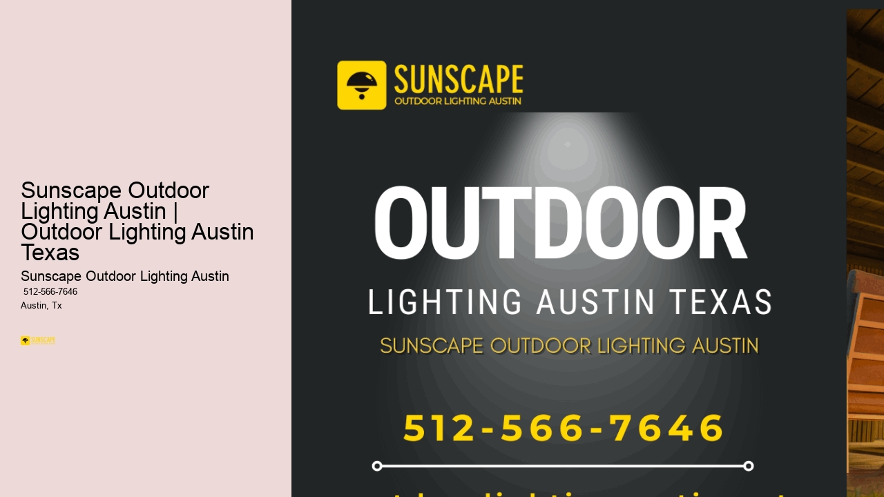 Sunscape Outdoor Lighting Austin | Outdoor Lighting Austin Texas