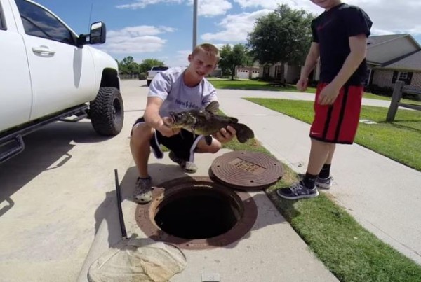 Meet the Sewer Fishing King of Katy, Texas
