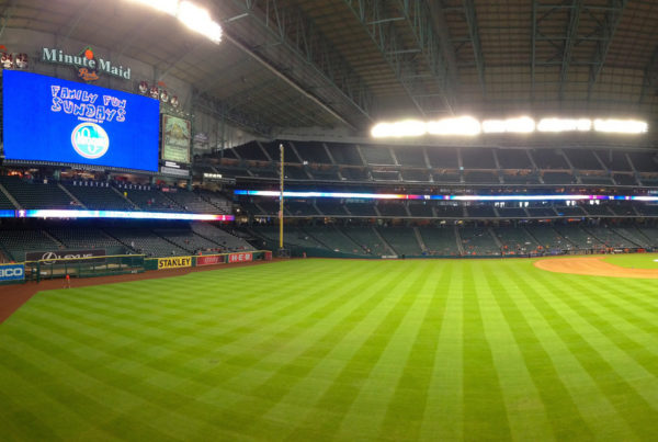 Houston’s Outfield Bump is Going, Going, Gone