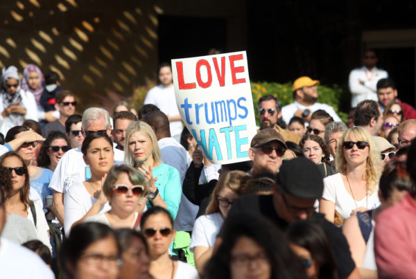 Texans Rally to Protest President-Elect Donald Trump