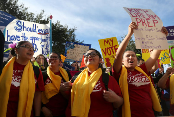 Patrick Presses for Vote on School Vouchers at Rally Outside Capitol