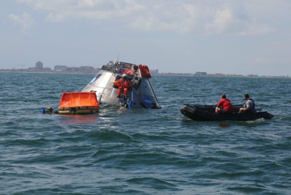 NASA Tests Spacecraft Evacuation In The Gulf