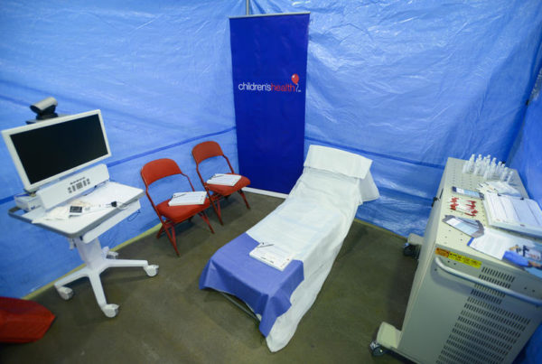 Pediatricians, Texas State Guard Use Telemedicine To Treat Harvey Evacuees